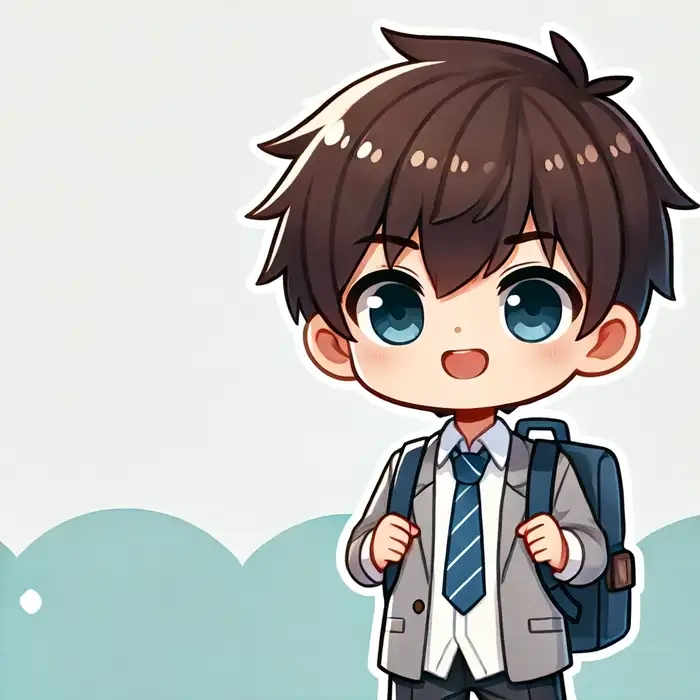 Vẽ học sinh chibi đơn giản mà vô cùng sinh động