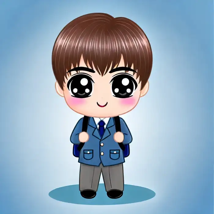 Vẽ học sinh chibi đơn giản mà vẫn đáng yêu