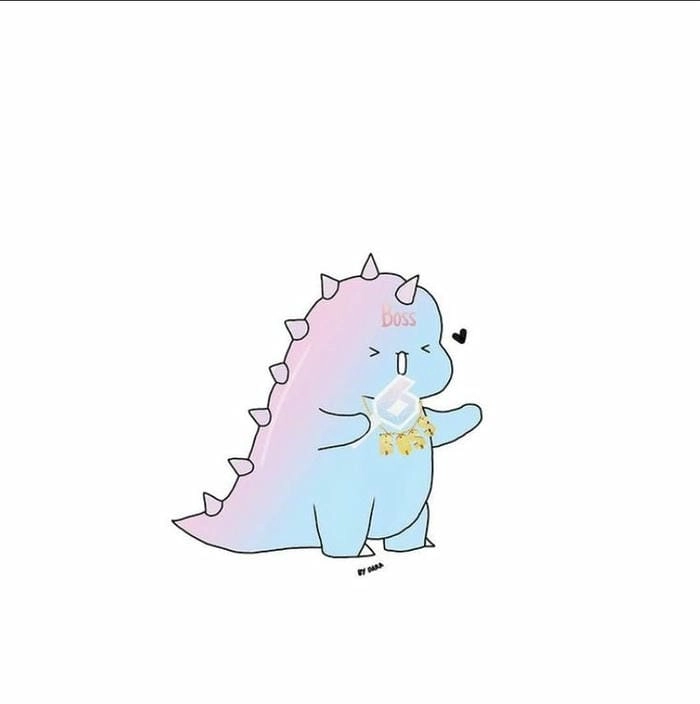 Khủng long chibi dễ thương không thể cưỡng lại