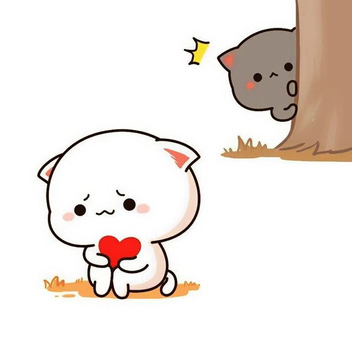 Hình mèo chibi cute chuẩn gu fan yêu mèo