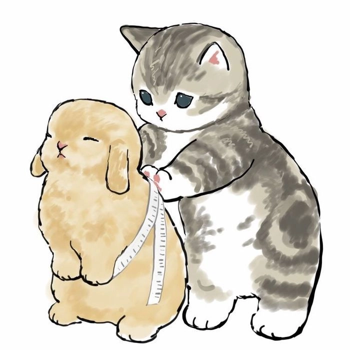 Ảnh mèo chibi đáng yêu mang phong cách Nhật