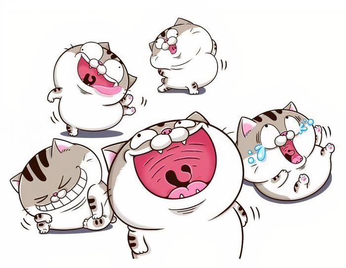 Hình ảnh con mèo chibi ngộ nghĩnh dễ mến