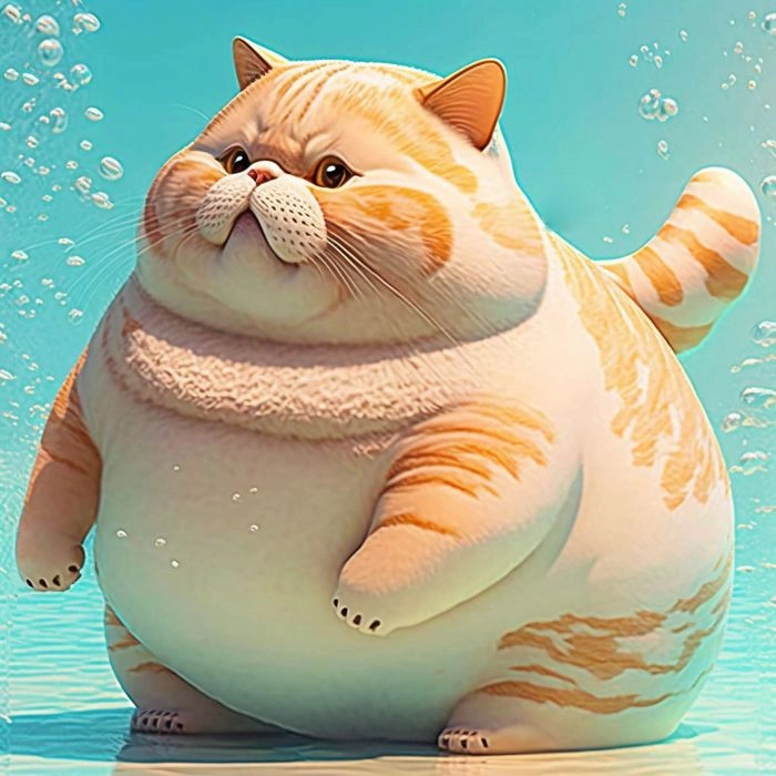 Ảnh cute mèo chibi lém lỉnh và sinh động