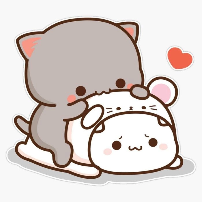 Hình cute mèo chibi mang phong cách đáng yêu