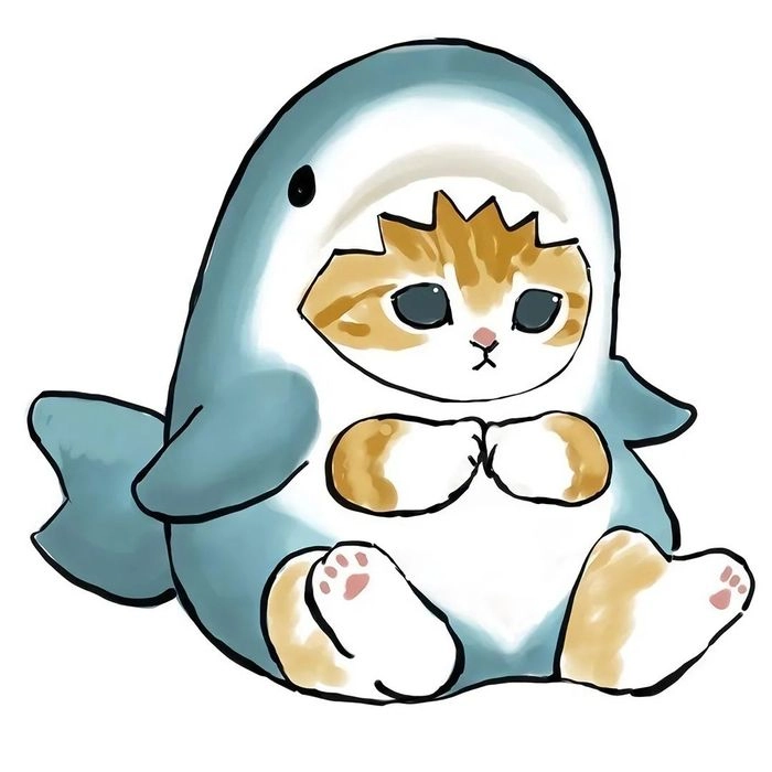 Hình ảnh con mèo chibi cute ngộ nghĩnh lạ