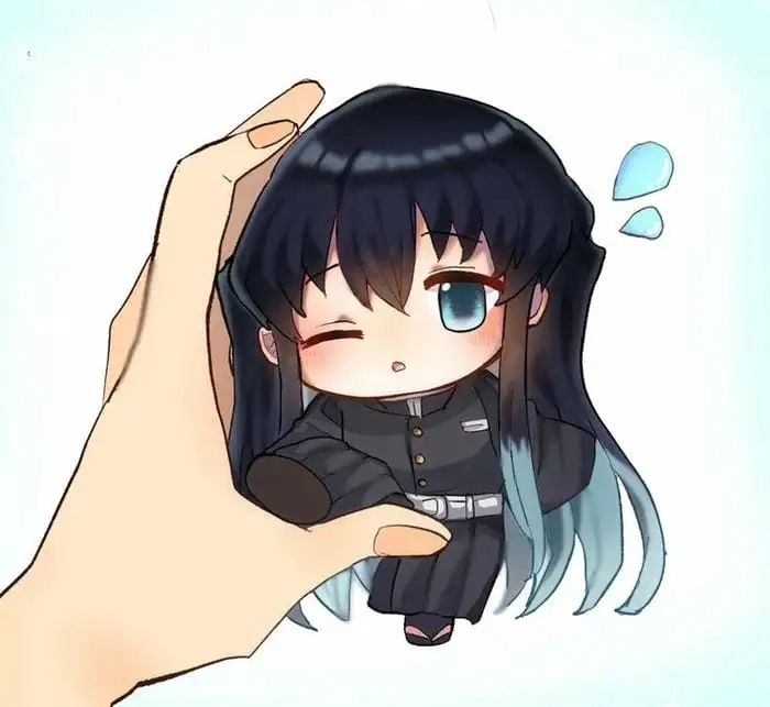 Muichirou chibi dễ thương như búp bê Nhật Bản