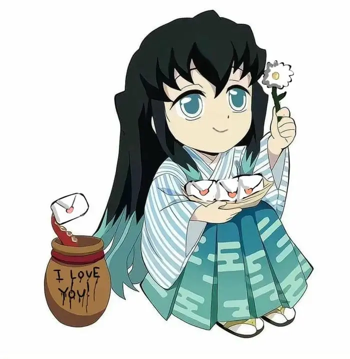 Vẽ Muichirou chibi theo phong cách đáng yêu