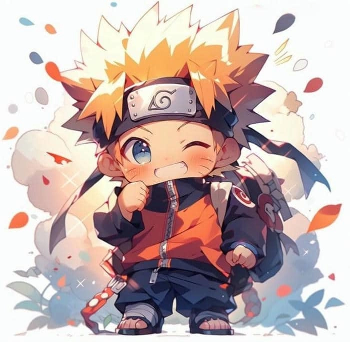 Cute ảnh Naruto chibi dễ thương đến mức muốn ôm ngay
