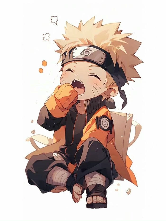 Hình Naruto chibi cute chạm một lần là xao xuyến mãi