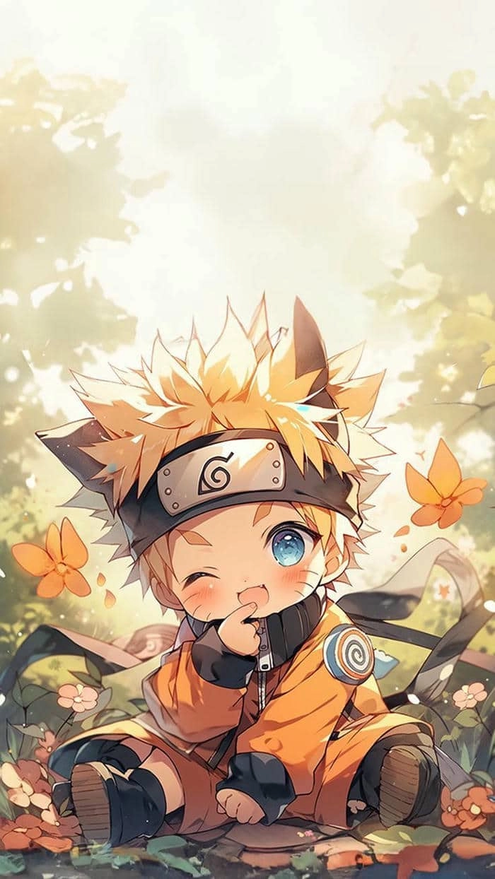 Hình Naruto chibi 3D sống động như chạm được sức mạnh