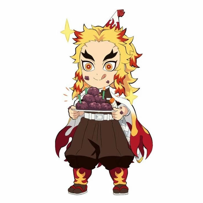 Kawaii rengoku chibi dễ thương làm tan chảy tim