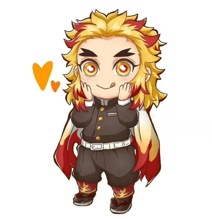 Kawaii rengoku chibi cute mang phong cách Nhật