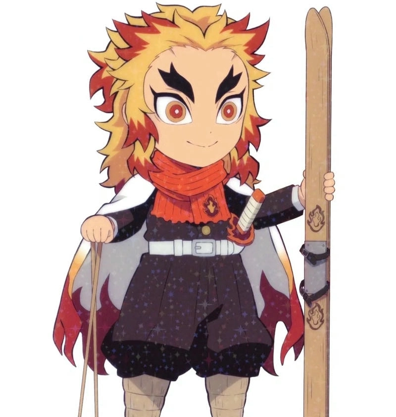 Kimetsu no yaiba rengoku chibi siêu đáng yêu