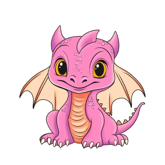 Em bé rồng chibi dễ thương, đáng yêu trong mọi thiết kế