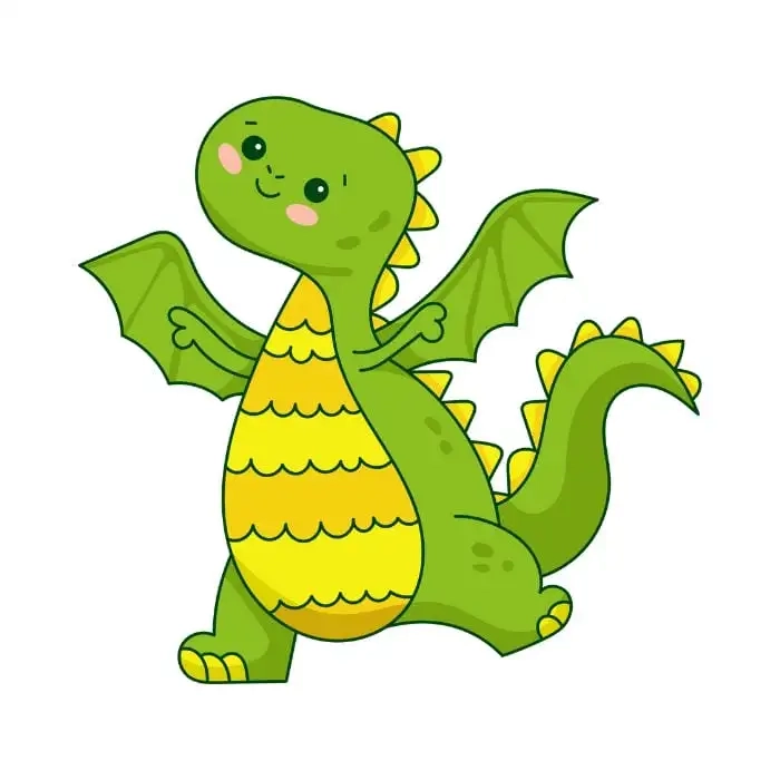Con rồng chibi dễ vẽ giúp bạn thỏa sức sáng tạo