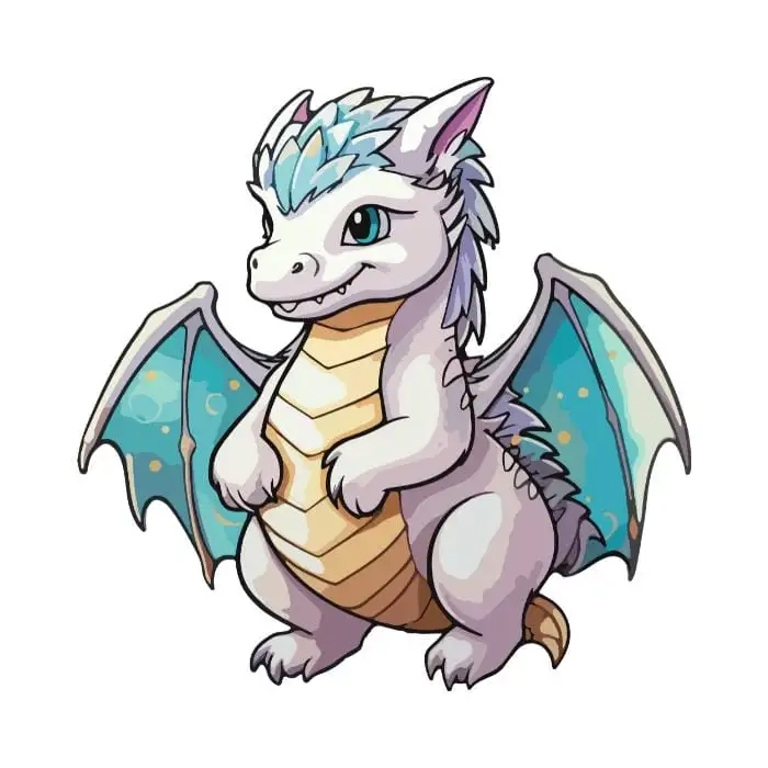 Con rồng chibi 2024 với thiết kế độc đáo, cực kỳ dễ thương