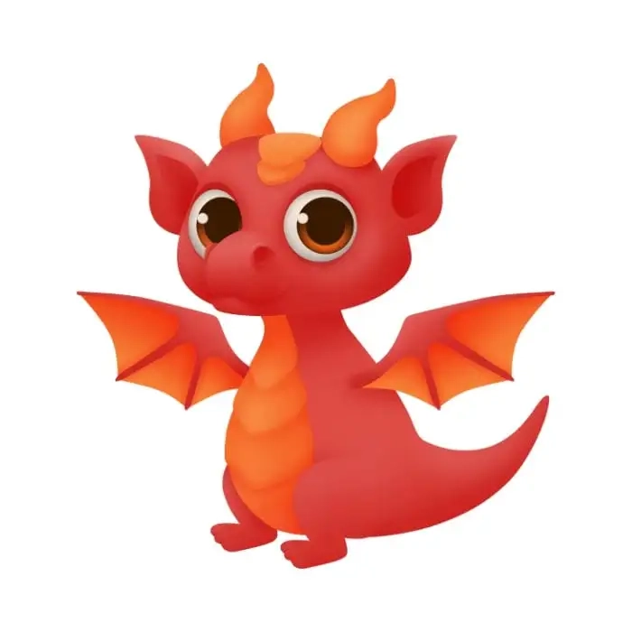 Rồng chibi năm 2024 mang đậm nét hiện đại và dễ thương