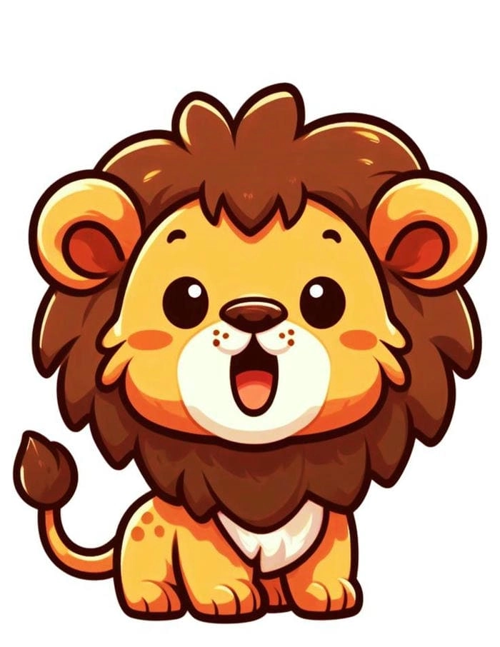 Cung sư tử chibi cute cho người mê hoàng đạo