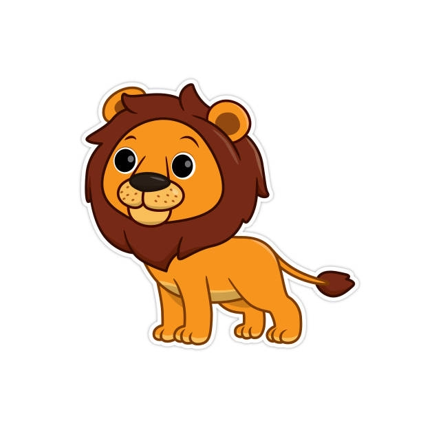 Con sư tử chibi phiên bản cực kỳ đáng yêu