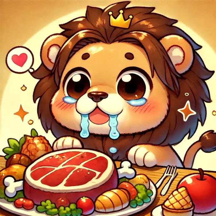 Chibi vẽ sư tử cute cho bé luyện vẽ
