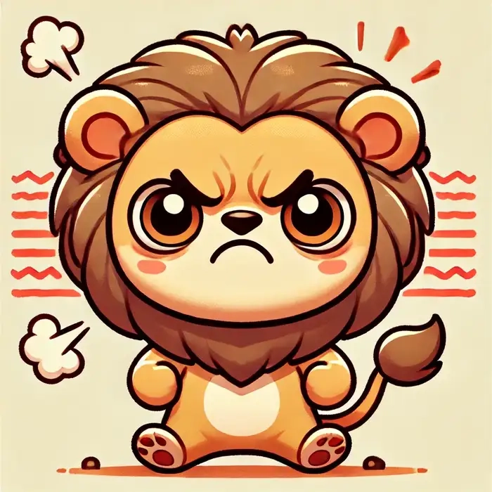 Ảnh sư tử chibi khiến dân mạng phát sốt