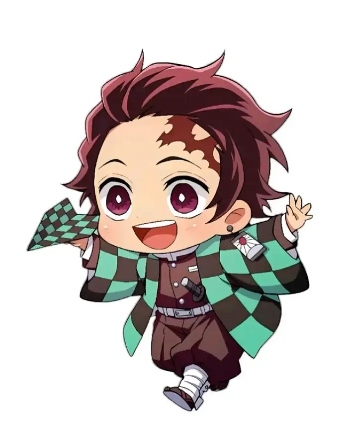 Vẽ Tanjiro chibi đơn giản cho người mới bắt đầu