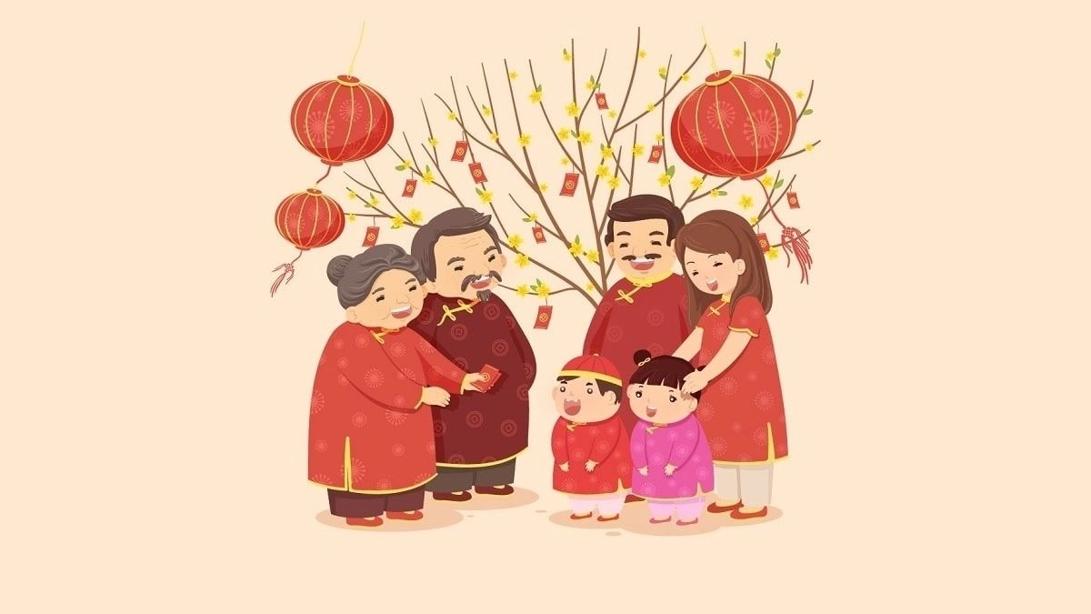 Chibi Đón Tết với hình ảnh tươi mới, đầy sức sống