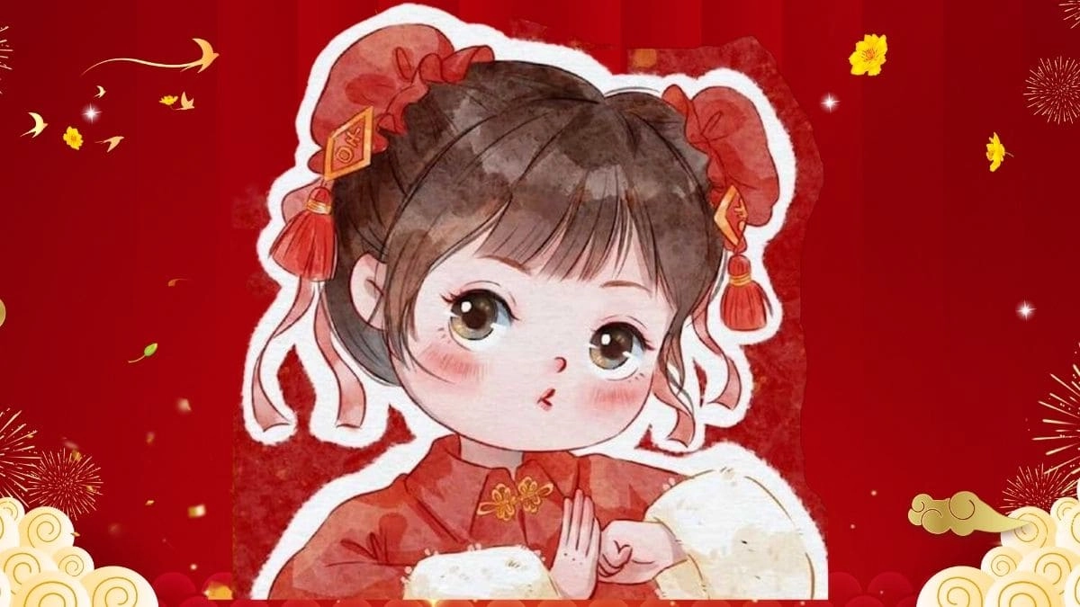 Hình Ảnh Chibi Tết khiến mọi người yêu thích