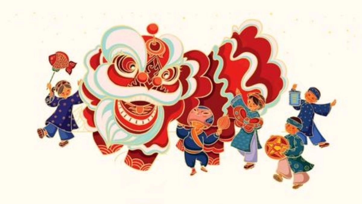 Hình Chibi Ngày Tết tạo không khí tươi vui