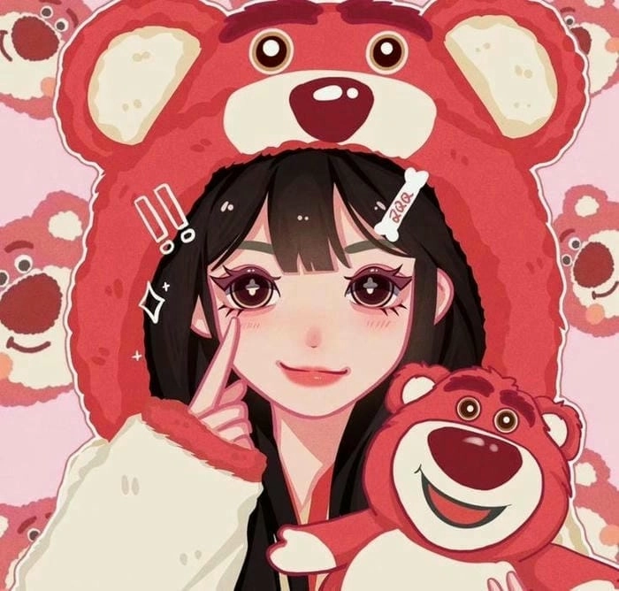 Hình anime nữ cute chibi khiến tim tan chảy