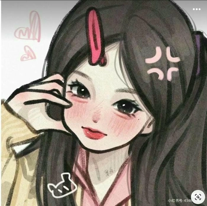 Hình nền chibi nữ mang vẻ đẹp nhẹ nhàng
