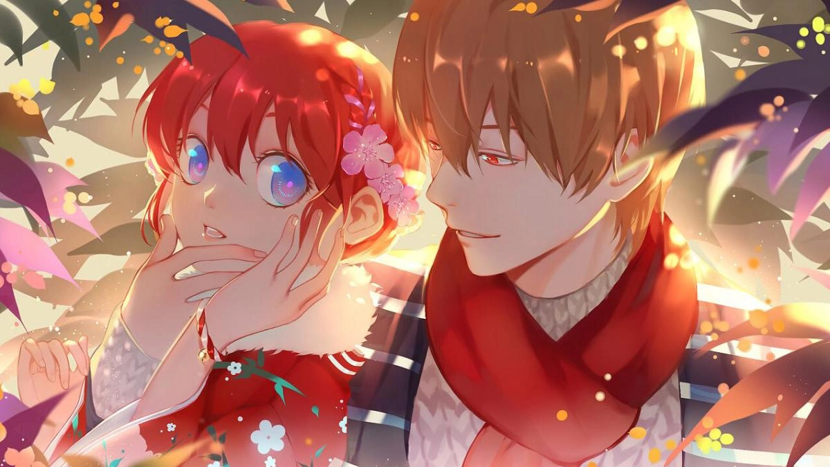 Hình anime cặp đôi cực kỳ lãng mạn