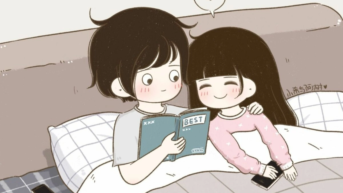 Anime cute cặp mang phong cách ngộ nghĩnh