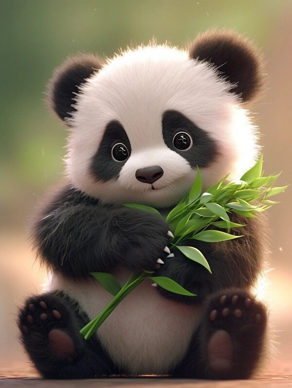 Avatar cute gấu nổi bật giữa đám đông