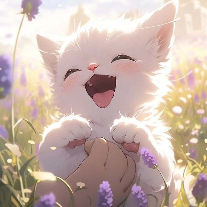 Ảnh đại diện mèo cute siêu mềm mại