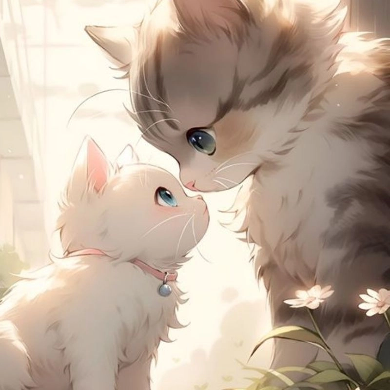 Hình avatar mèo cute cho hội thích mèo