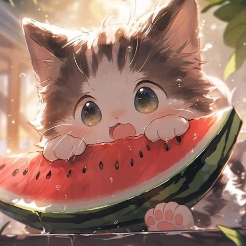 Ảnh avatar mèo dễ thương hài hước