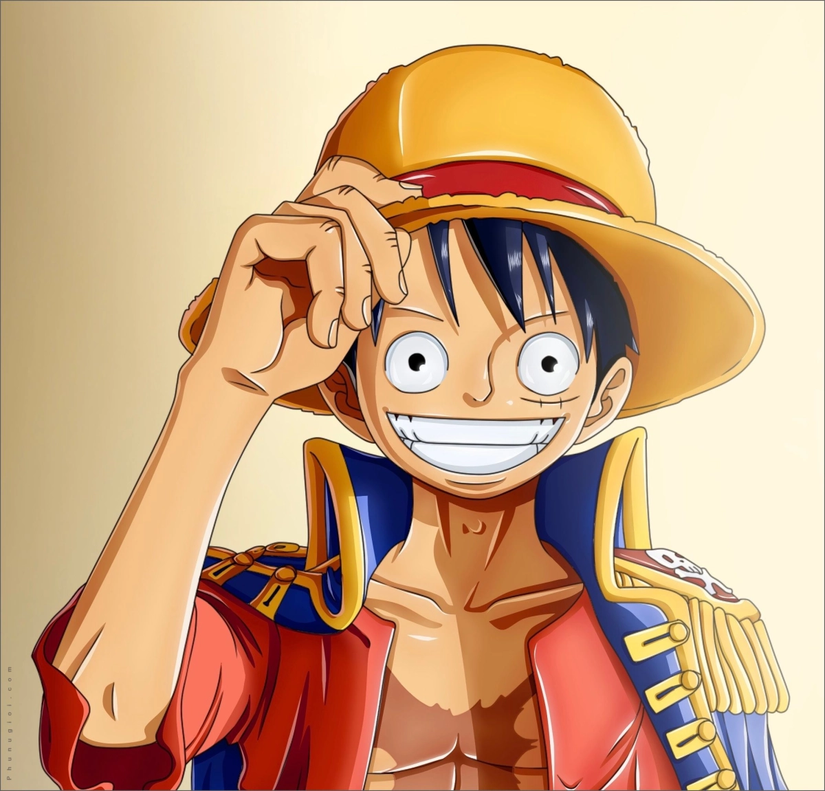 Hình ảnh Luffy dễ thương nhìn là yêu ngay