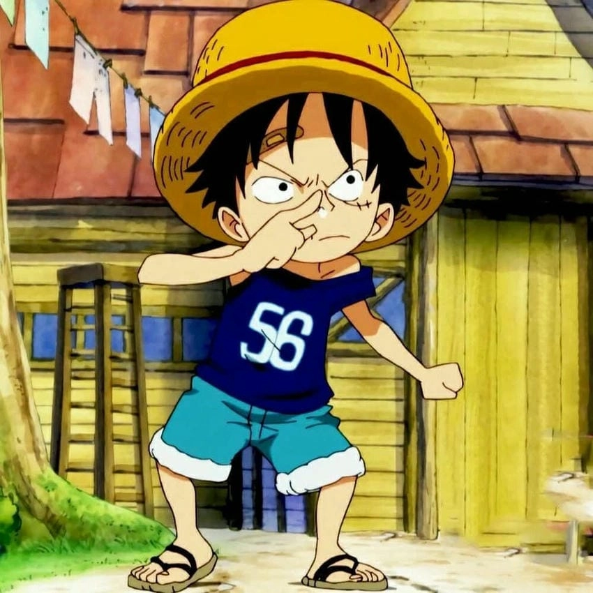 Hình ảnh ngầu của Luffy với tạo hình trưởng thành