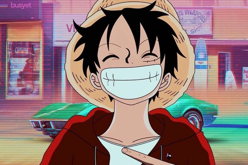 Luffy ảnh ngầu thể hiện phong cách chiến đấu