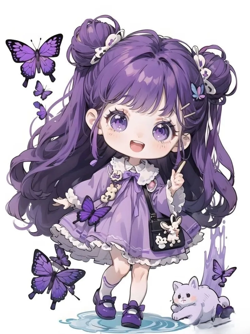 Ảnh màu tím rực rỡ thu hút người xem