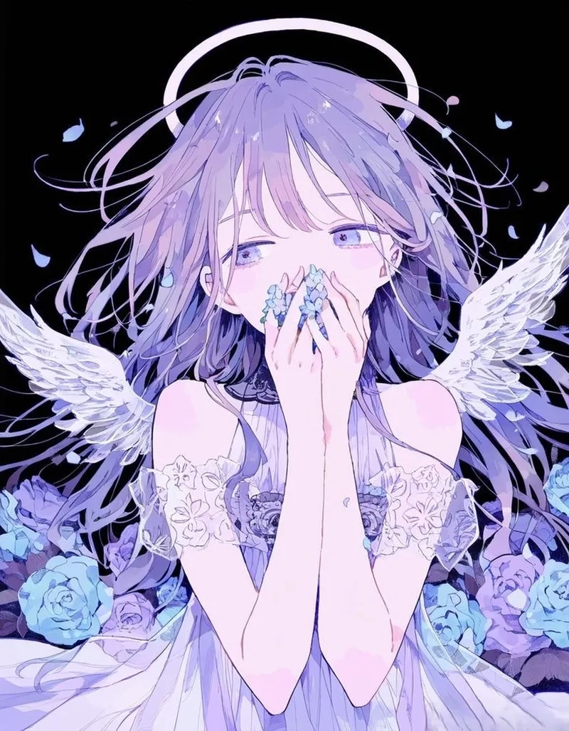 Avatar màu tím cute cho các bạn thích nhẹ nhàng