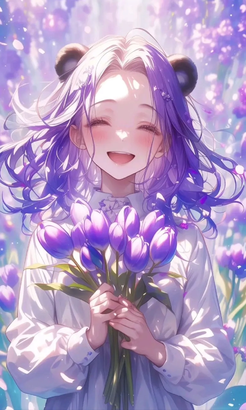 Ảnh màu tím cute luôn được yêu thích