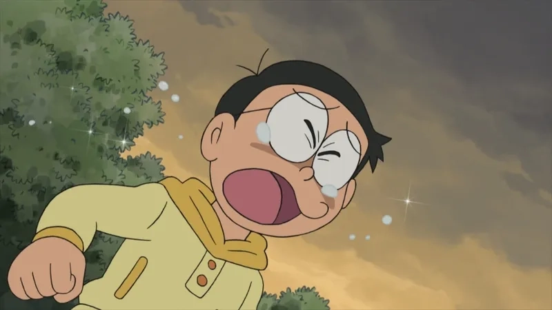 Hình ảnh Nobita cute thu hút mọi ánh mắt