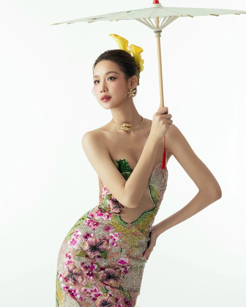 Lê Nguyễn Bảo Ngọc thi hoa hậu với phong độ đỉnh cao