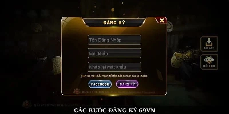 Các bước đăng ký 69VN