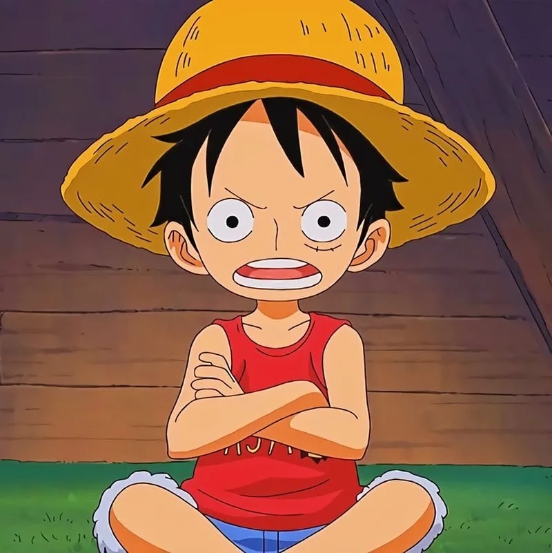 Luffy chibi anime thể hiện sự đáng yêu trong mỗi nét vẽ