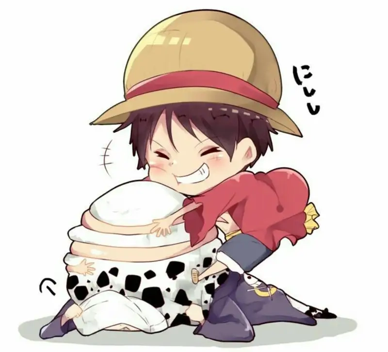 One Piece Luffy chibi PNG phù hợp cho mọi nền tảng