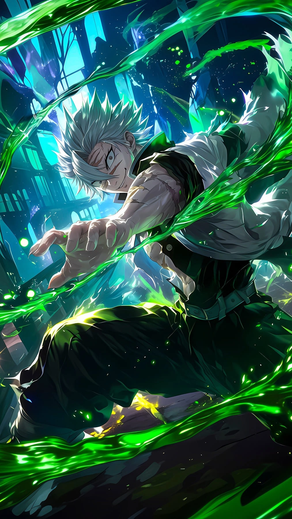 Hình nền điện thoại anime ngầu nam cực chất đầy cá tính