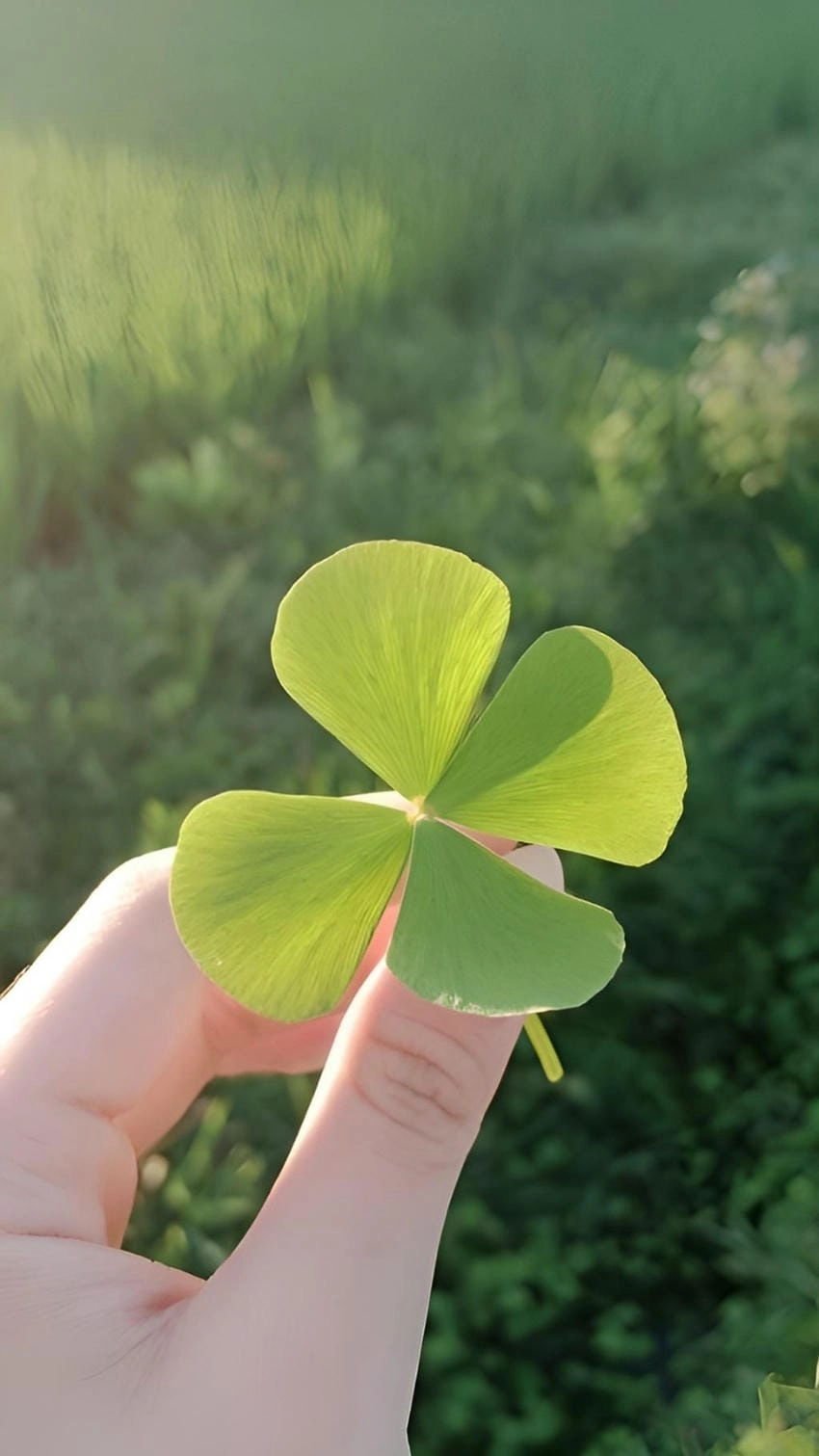 Hình nền đt cỏ 4 lá mang năng lượng